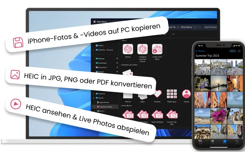 iPhone von Windows aus zugreifen