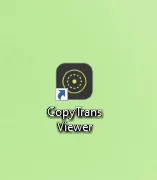 double click to open CopyTrans Viewer on your desktop