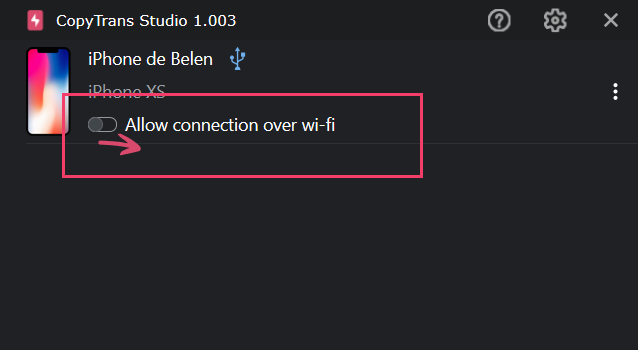 Turn On Wi-Fi function