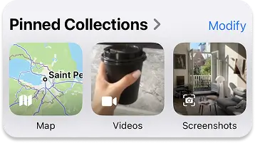 Map in Pinned Collection