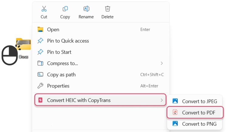 HEIF to PDF converter