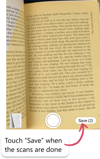Save a scan to iPhone Notes