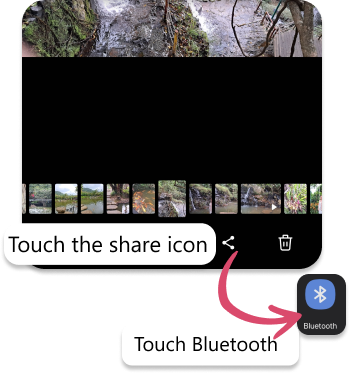 How to send a photo from Samsung to PC
