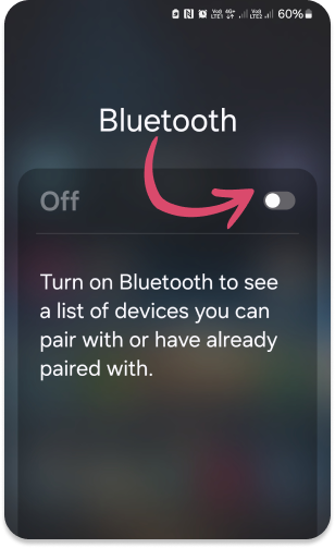 How to switch on Bluetooth on a Samsung