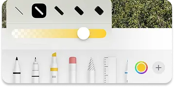 Adjust color and pencil thikness