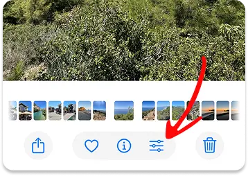 Edit photos on iPhone