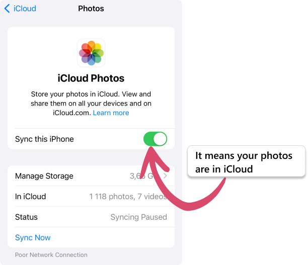 How to switch iCloud Photos on